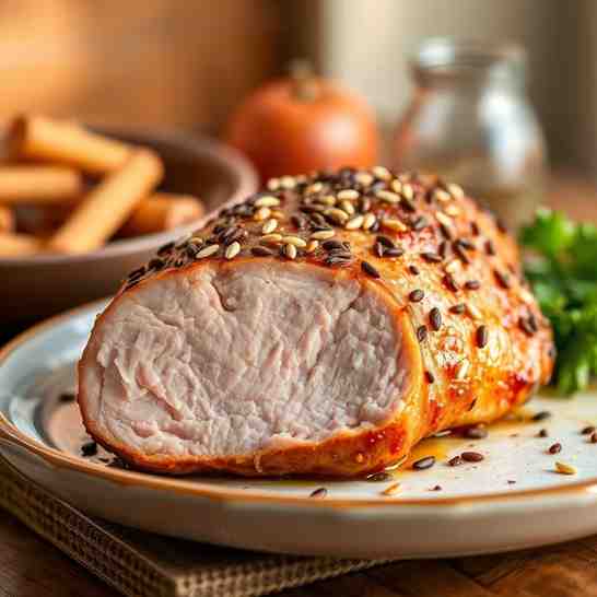 Boneless Roast Pork with Caraway - Juicy & Easy Dinner